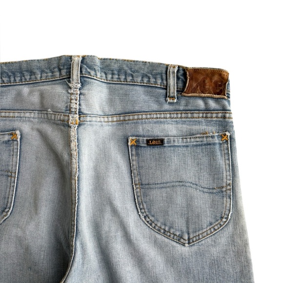 ⚡️ RARE VINTAGE 70s Lee Riders Jeans | W36 Canadian Lightning Zipper 🇨🇦 - Picture 3 of 11